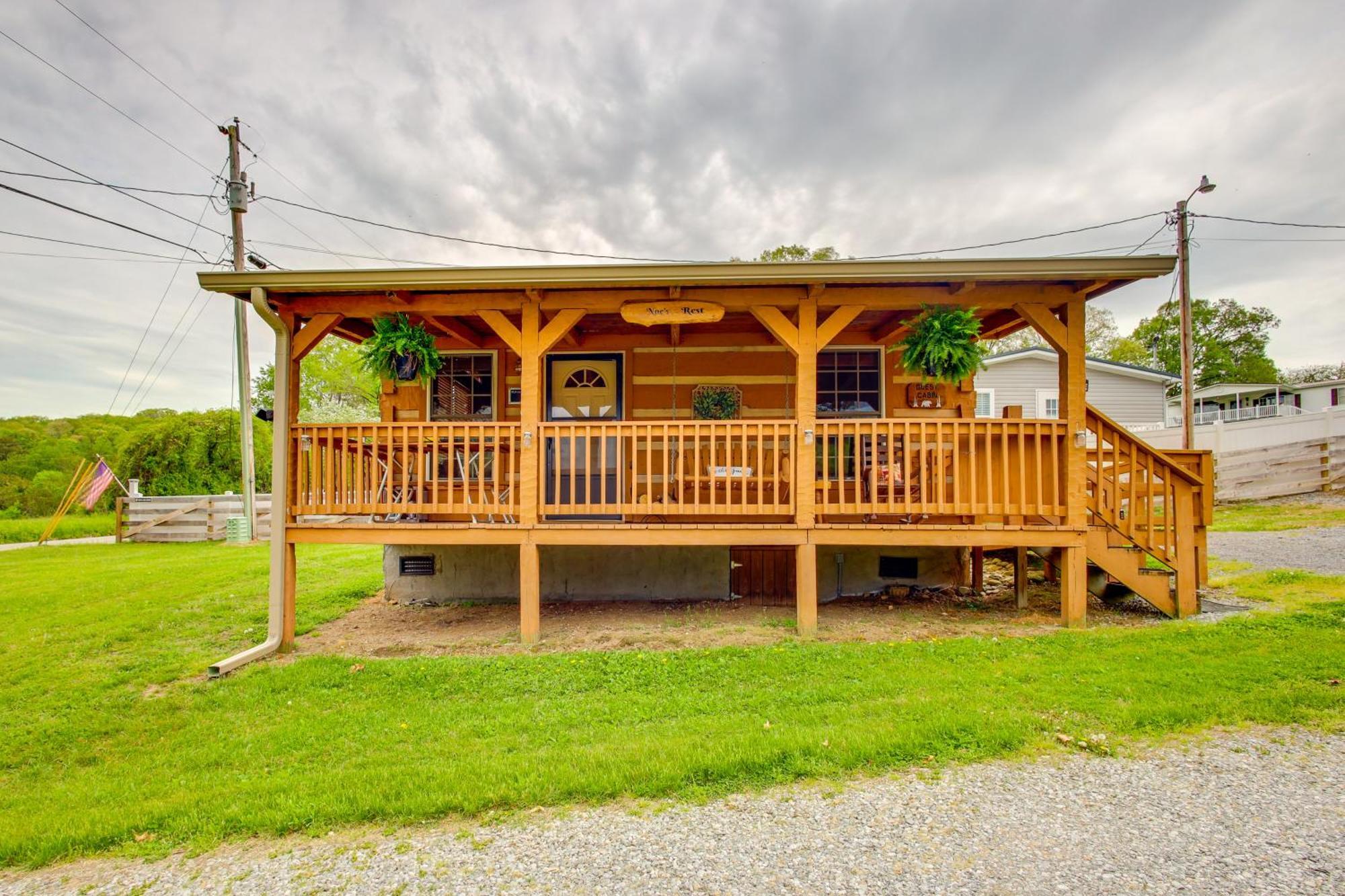 Noes Rest Wheelchair-Friendly Cherokee Lake Cabin Bean Station Exterior photo